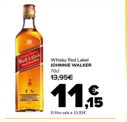 Supeco JOHNNIE WALKER Whisky Red Label oferta
