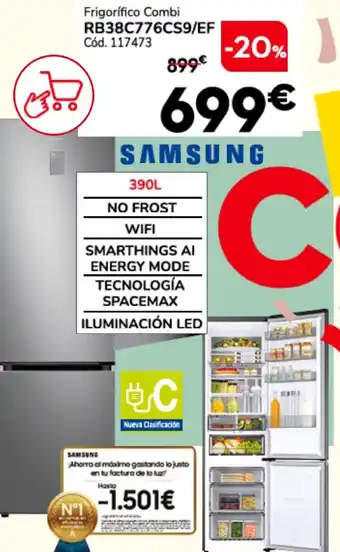 Conforama Frigorífico Combi RB38C776CS9/EF oferta