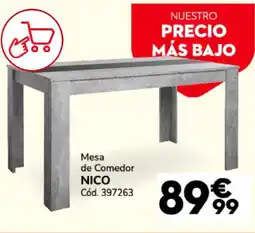 Conforama NICO Mesa de Comedor oferta