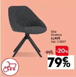 Conforama LLAVE Silla Giratoria oferta