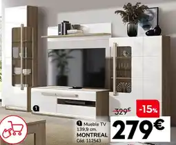 Conforama MONTREAL Mueble TV 139,9 cm. oferta