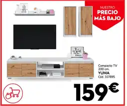 Conforama YUMA Compacto TV 200 cm. oferta