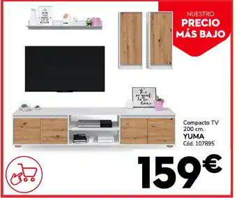 Conforama YUMA Compacto TV 200 cm. oferta