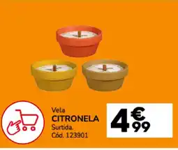 Conforama Citronela vela surtida. oferta