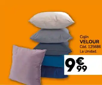 Conforama Cojín velour oferta