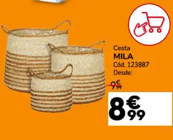Conforama Cesta mila oferta