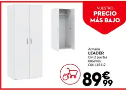Conforama Armario leader con 2 puertas batientes. oferta