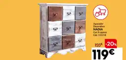 Conforama Aparador decorativo nadia con 9 cajones oferta