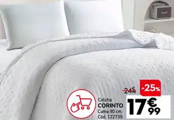 Conforama Colcha corinto cama 90 cm oferta