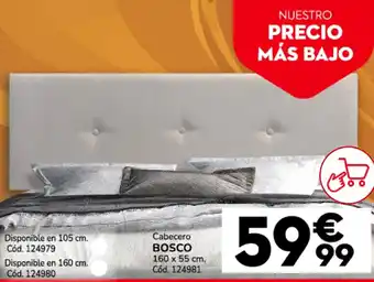 Conforama Cabecero bosco 160 x 55 cm oferta