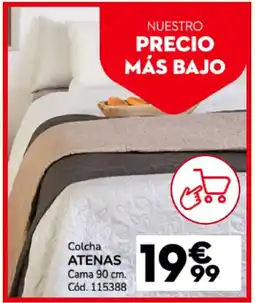 Conforama Colcha atenas cama 90 cm. oferta