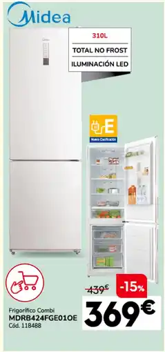 Conforama MIDEA Frigorífico Combi MDRB424FGE010E Cód. 118488 oferta