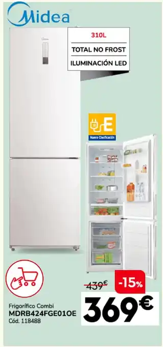 Conforama MIDEA Frigorífico Combi MDRB424FGE010E Cód. 118488 oferta