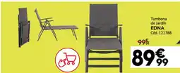 Conforama Tumbona de jardín edna oferta
