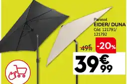 Conforama Parasol EIDER/ DUNA oferta
