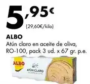 Supermercados Lupa Albo - atún claro en aceite de oliva ro-100 oferta