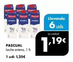 Supermercados Lupa Pascual - leche entera oferta