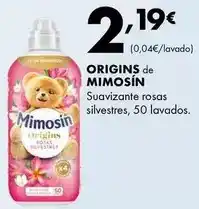 Supermercados Lupa Mimosín - suavizante rosas silvestres, 50 lavados oferta