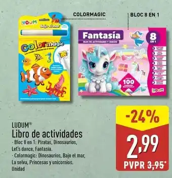 ALDI Ludum - libro de actividades oferta