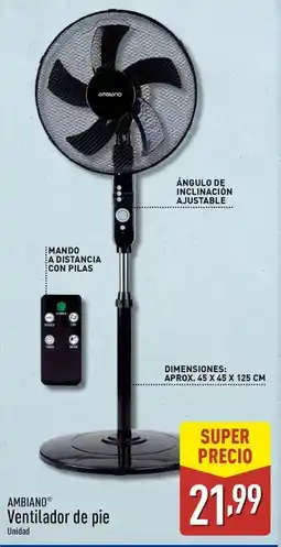 ALDI Ambiano - ventilador de pie oferta