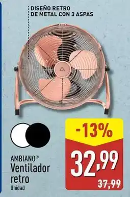 ALDI Ambiano - ventilador retro oferta