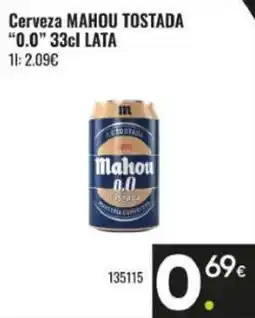 Family Cash MAHOU TOSTADA Cerveza "0.0" oferta