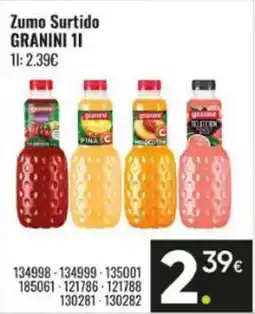 Family Cash GRANINI Zumo Surtido oferta