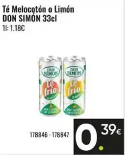 Family Cash DON SIMÓN Té Melocotón o Limón oferta
