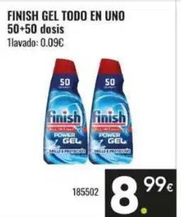 Family Cash FINISH Gel todo en uno 50+50 dosis oferta