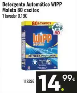 Family Cash WIPP Detergente Automático Maleta 80 cacitos oferta