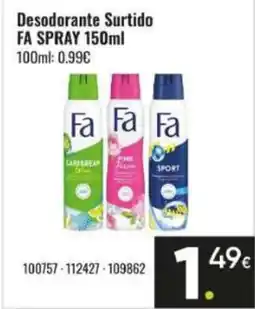 Family Cash FA Desodorante surtido spray oferta