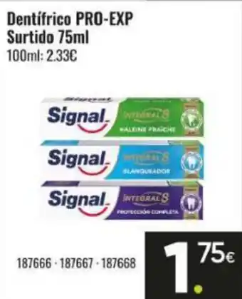 Family Cash SIGNAL Dentifrico pro-exp surtido oferta