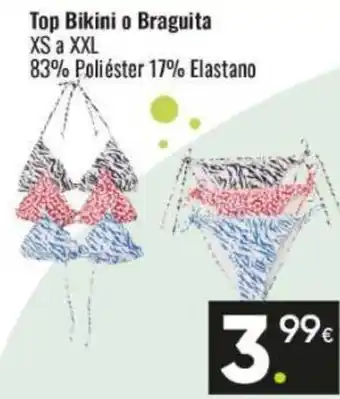 Family Cash Top Bikini o Braguita oferta
