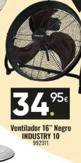 Family Cash Ventilador 16" negro industry oferta