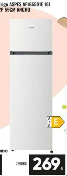 Family Cash FRIGO ASPES AF165501E 161 2P 55CM ANCHO oferta