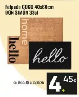 Family Cash DON SIMÓN Felpudo COCO 40x60cm oferta