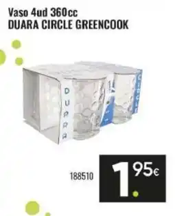 Family Cash GREENCOOK Vaso 4ud 360cc duara circle oferta
