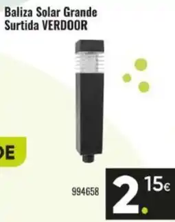 Family Cash VERDOOR Baliza Solar Grande Surtida oferta