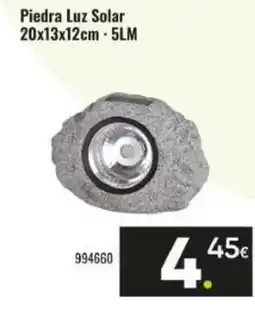 Family Cash Piedra Luz Solar 20x13x12cm. 5LM oferta
