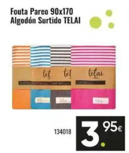 Family Cash TELAI Fouta Pareo 90x170 Algodón Surtido oferta