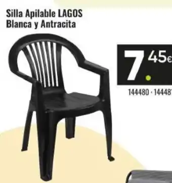 Family Cash Silla apilable lagos blanca y antracita oferta