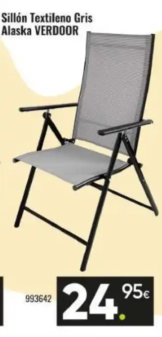 Family Cash VERDOOR Sillón Textileno Gris Alaska oferta