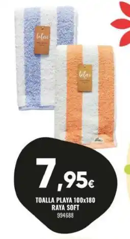 Family Cash Toalla playa 100x180 raya soft oferta