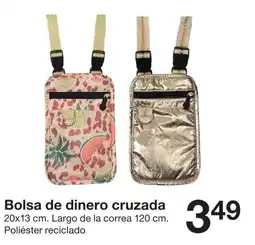 Zeeman Bolsa de dinero cruzada 20x13 cm oferta