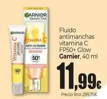 Unide Market Garnier - fluido antimanchas vitamina c fp50+ glow oferta