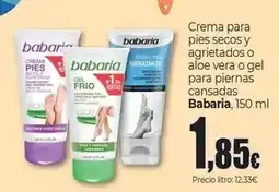 Unide Market Babaria - crema para pies secos y agrietados o aloe vera o gel para piernas cansadas oferta