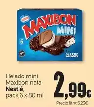 Unide Market Nestlé - helado mini maxibon nata oferta