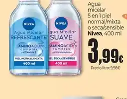 Unide Market Nivea - agua micelar 5 en 1 piel normal/ mixta o seca/ sensible oferta