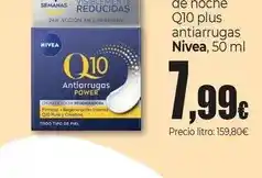 Unide Market Nivea - crema de noche q10 plus antiarrugas oferta