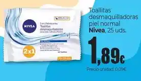 Unide Market Nivea - toallitas desmaquilladoras piel normal oferta